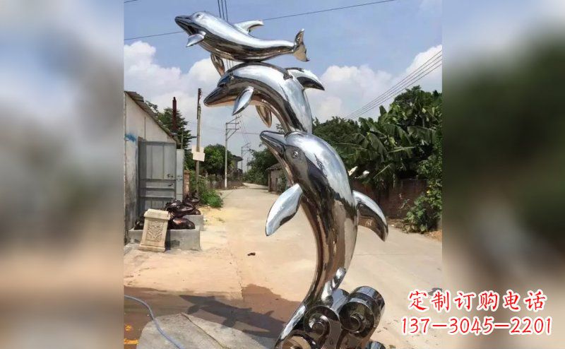 常州产品名称优雅海豚雕塑