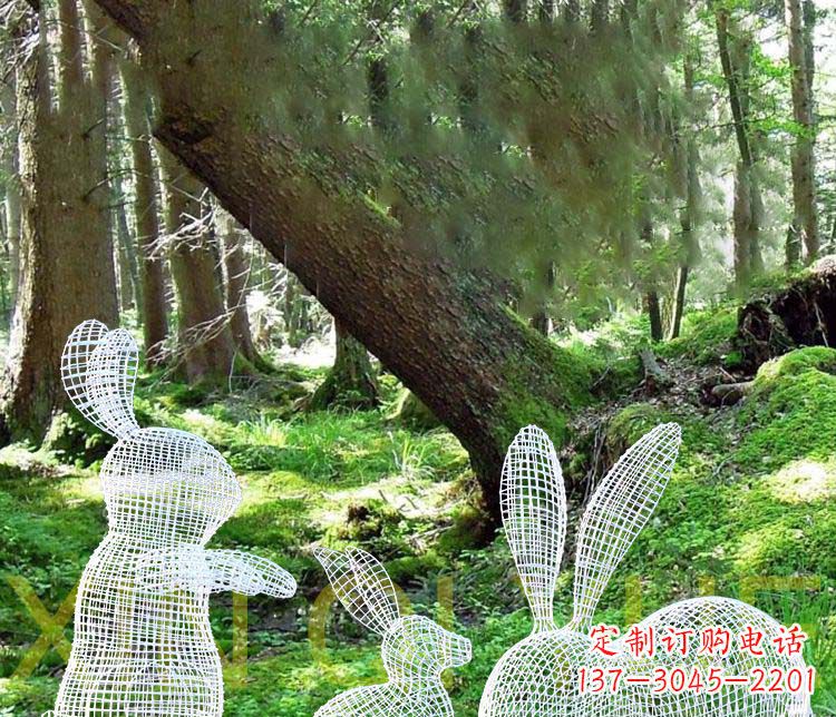 常州精美兔子雕塑，点缀你的公园