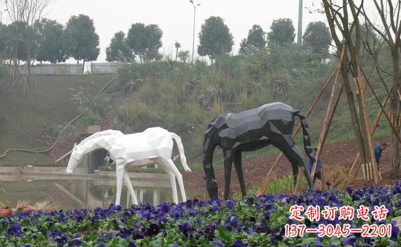 常州盛世之美,精美不锈钢动物雕塑