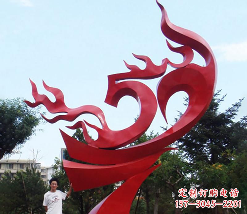 常州梦幻飘带景观雕塑