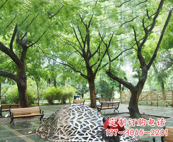 常州悠久活力-不锈钢瓢虫雕塑