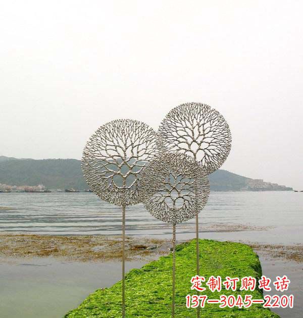 常州 迷人的不锈钢蒲公英雕塑