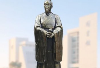常州仿铜玻璃钢扁鹊雕塑
