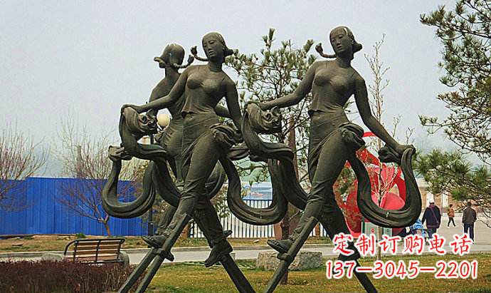 常州中领雕塑精美女孩雕塑