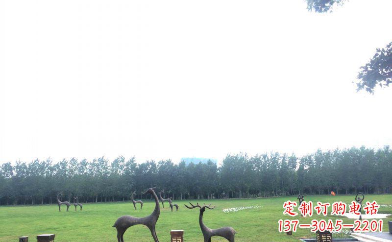 常州定制铜动物雕塑 – 小鹿