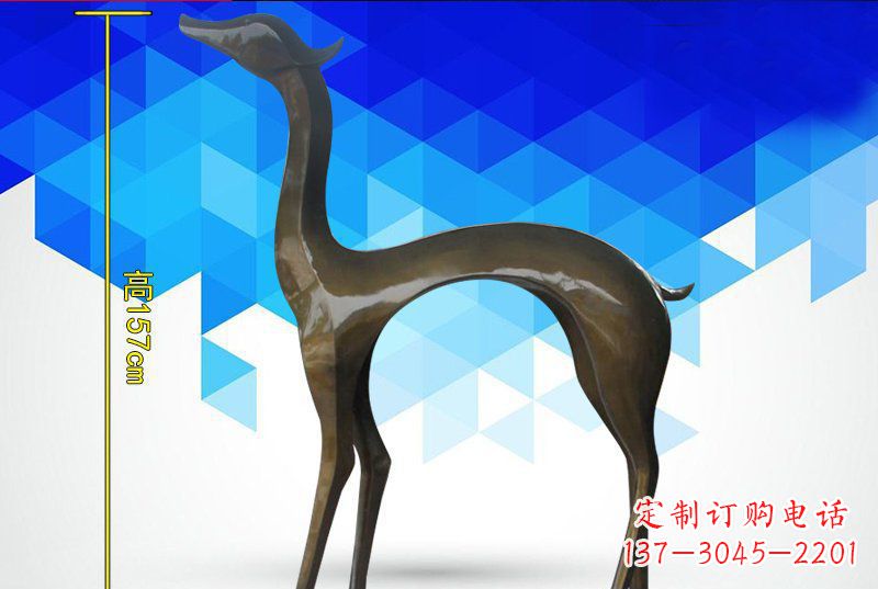 常州铜质雕刻小鹿雕