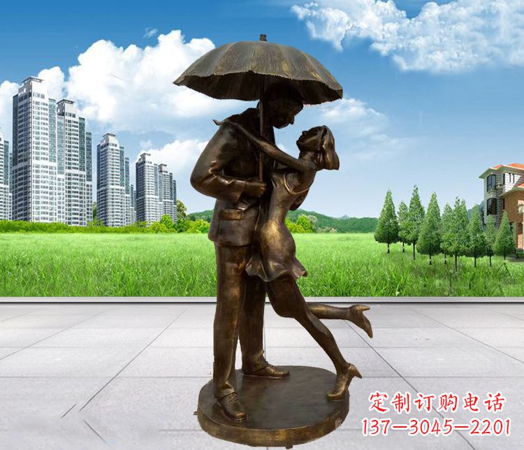 常州情侣铜雕,浪漫定制