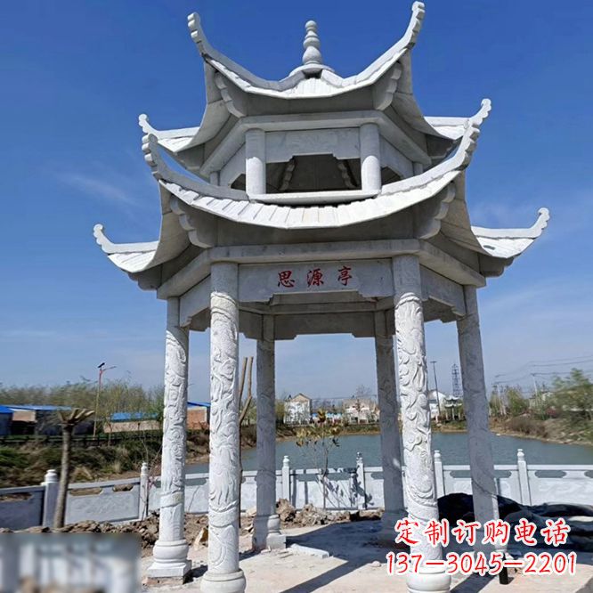 常州公园大理石凉亭