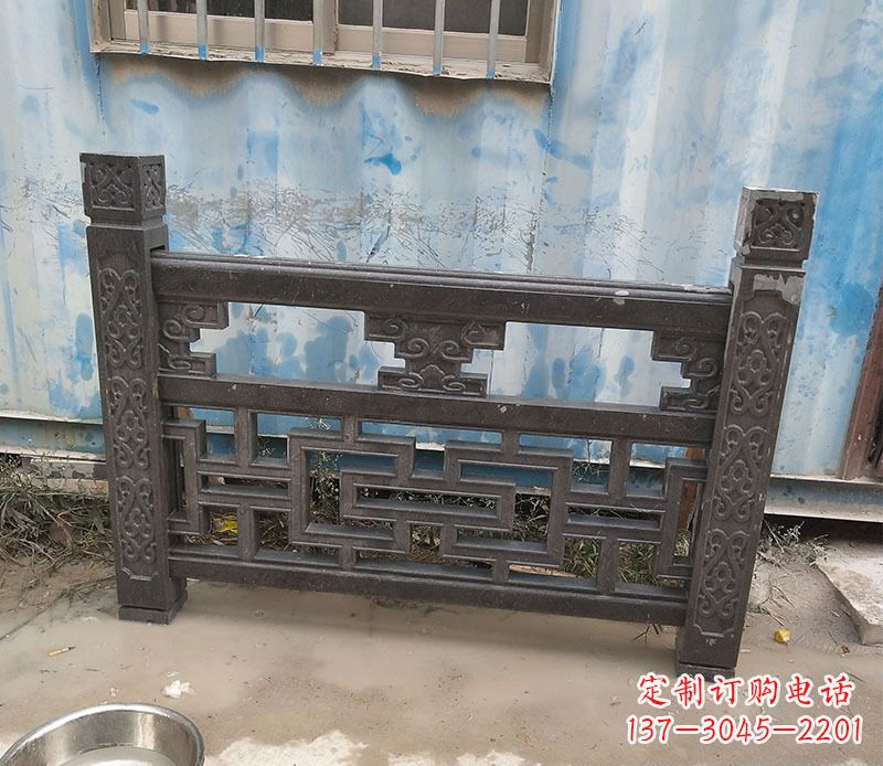 常州集乐馆大理石栏板雕塑