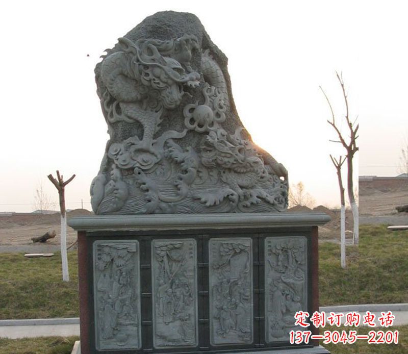 常州精美的大理石龙雕塑