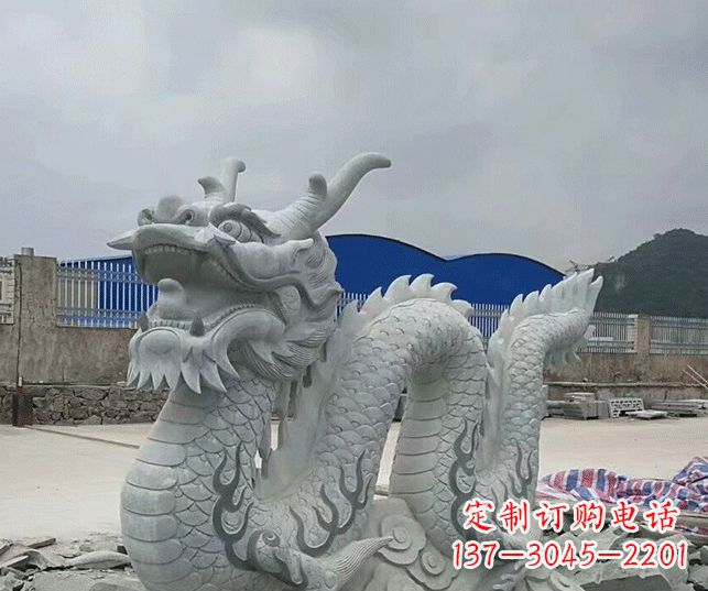 常州大理石生肖龙景观石雕