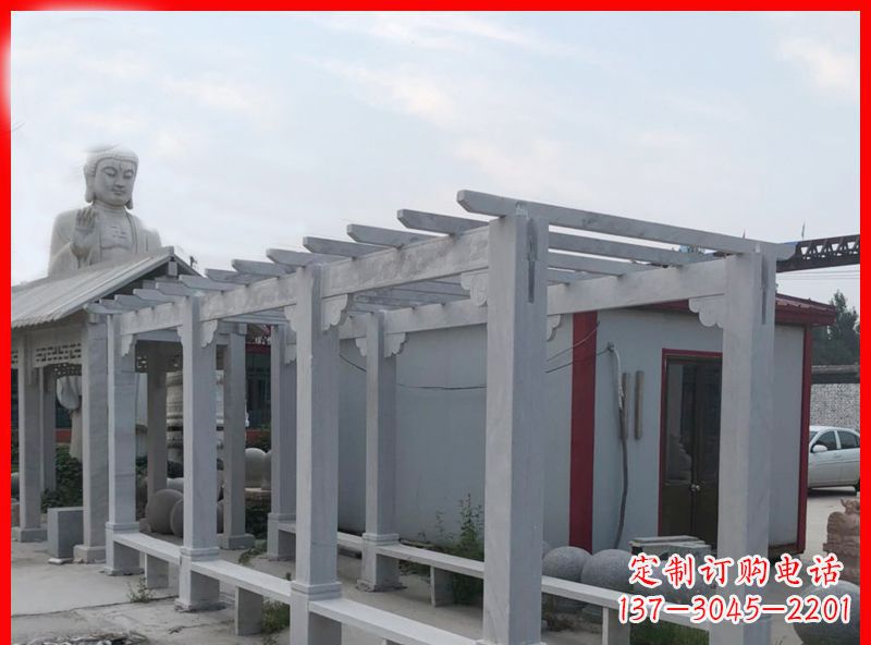常州 专业定制公园大理石石雕长廊