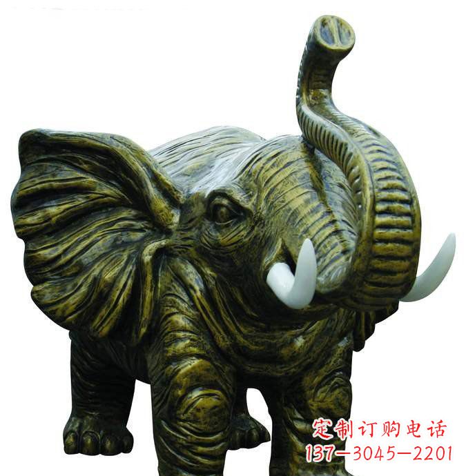 常州精美的铜大象雕塑