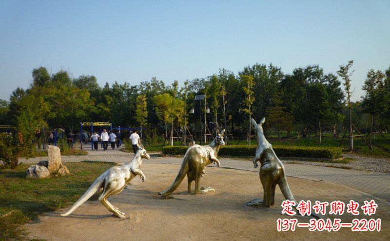 常州高质量袋鼠铜雕