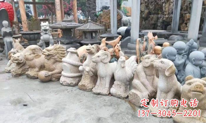 常州十二生肖动物雕塑