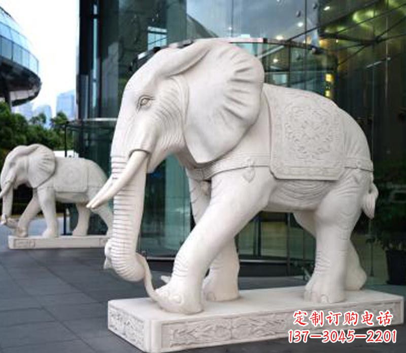 常州中领雕塑大象石雕,给您的公园一个气派