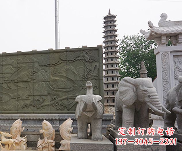 常州艺术级大象石雕