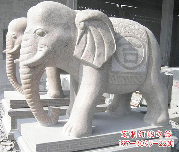 常州公园环境装饰——经典吉祥大象雕塑