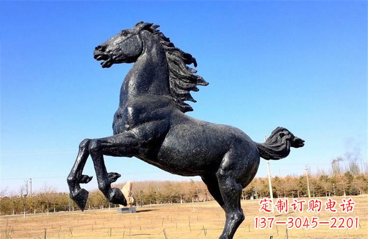 常州公园动物立马铜雕