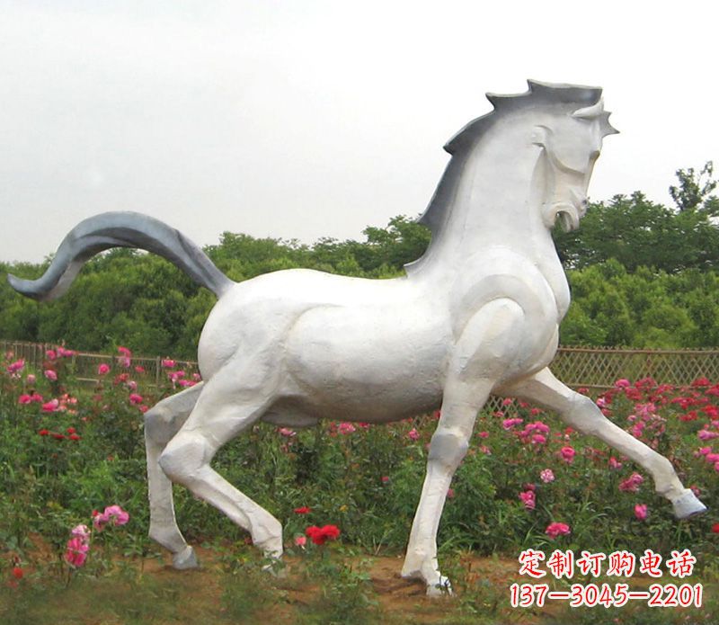 常州公园动物石雕马