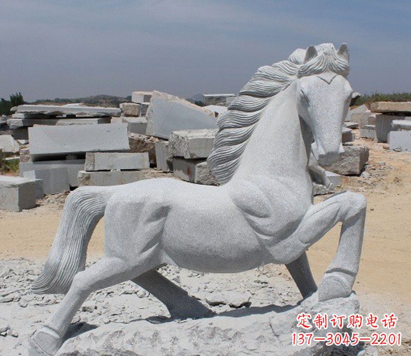 常州公园动物小马雕塑