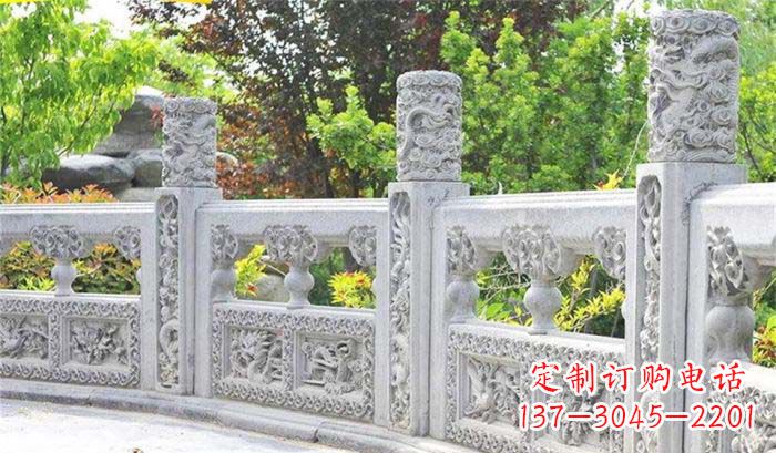 常州公园仿古石栏板_1
