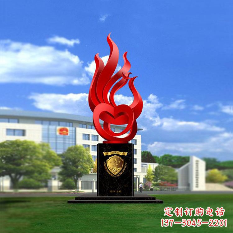 常州精致凤凰不锈钢雕塑