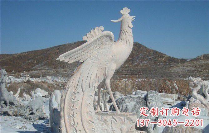 常州精美大型凤凰石雕