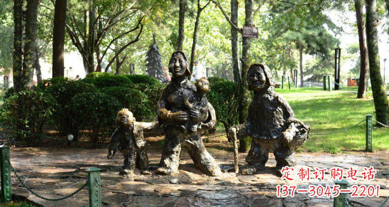 常州中领雕塑 小孩铜雕定制