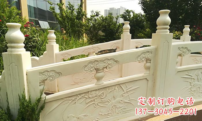常州精美汉白玉石拱桥雕塑
