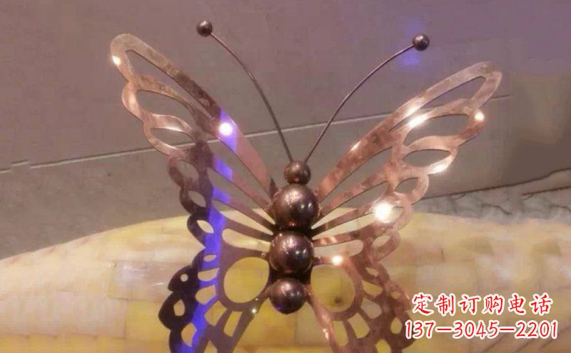 常州高品质不锈钢蝴蝶雕塑