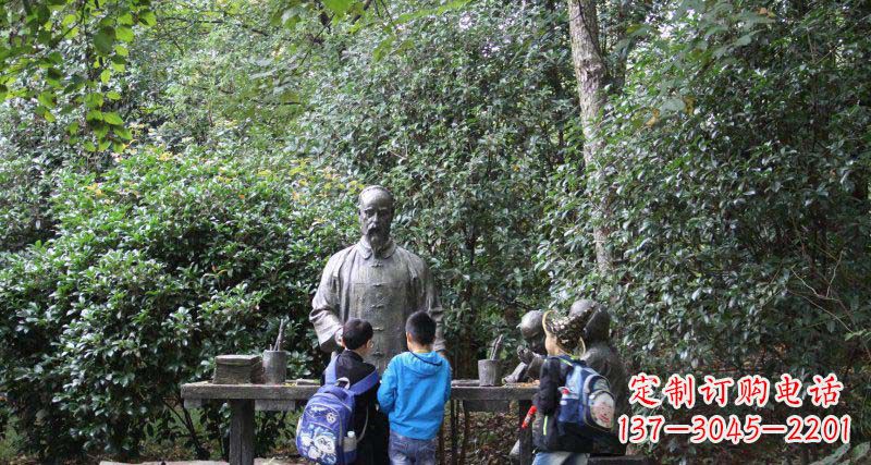 常州小孩领雕塑——让孩子永记知识