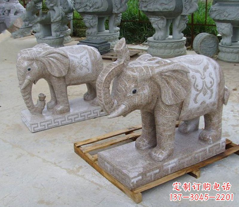 常州精美大象雕塑