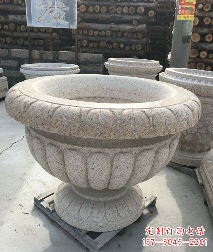 常州高质量大理石花盆石雕