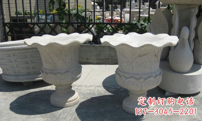 常州大理石花盆雕塑