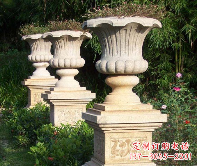 常州高质量大理石花盆石雕