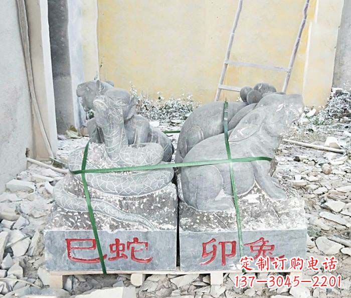 常州公园景观仿古12生肖石雕