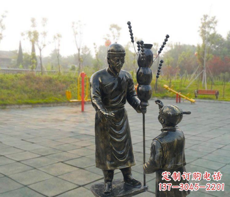 常州精美仿铜葫芦雕塑