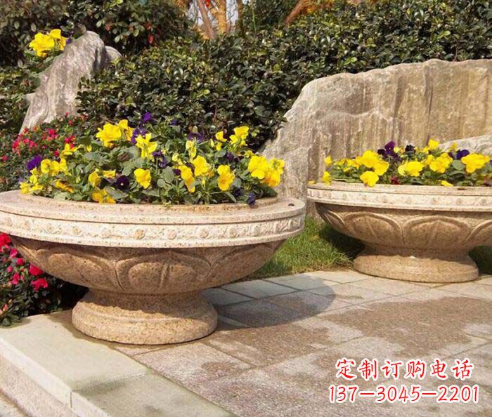 常州砂岩花盆雕塑