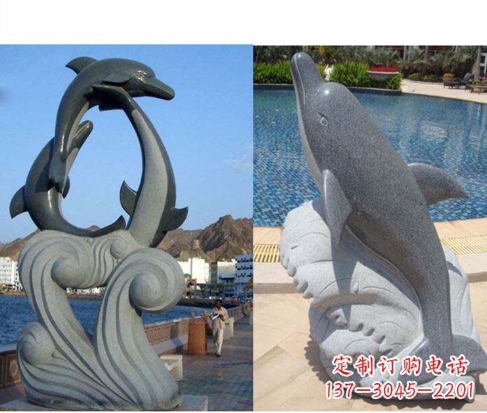 常州艺术精细 海豚雕塑