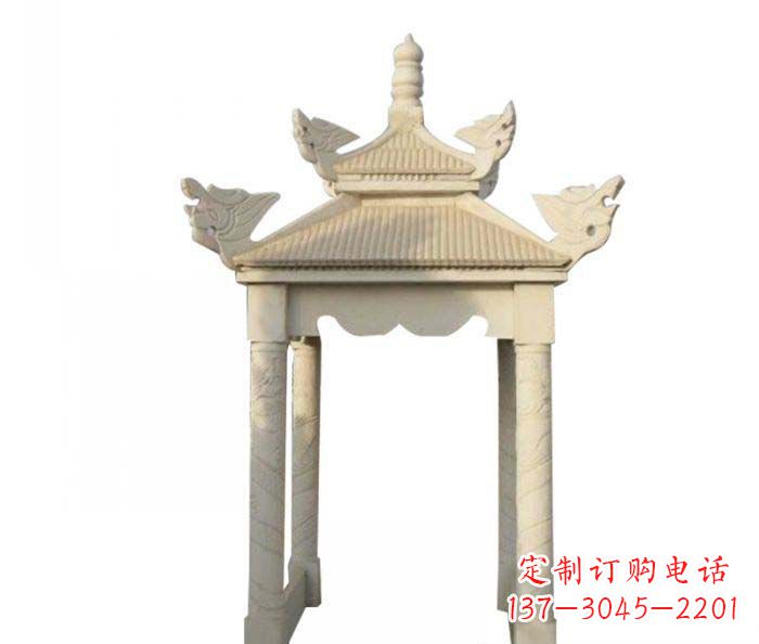 常州高品质园林石雕凉亭
