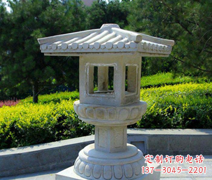 常州公园景观小型石灯雕塑