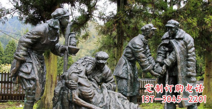常州红军铜雕,宣扬时代之精神