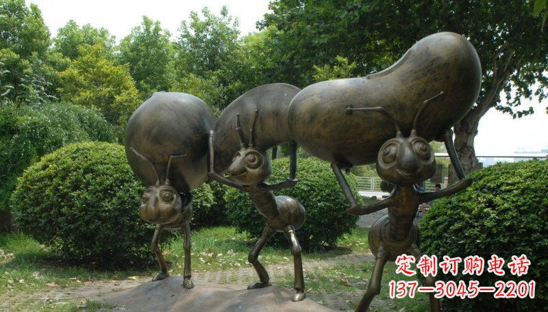 常州精美蚂蚁铜雕塑