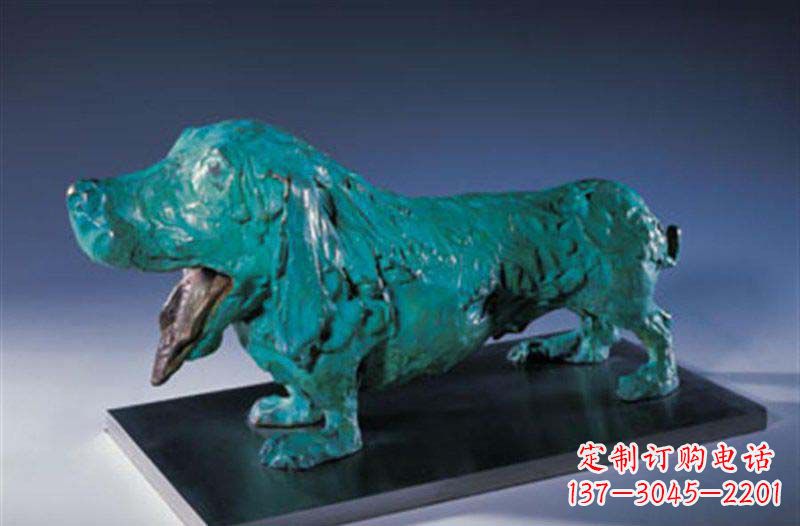 常州柯基狗铜雕艺术品