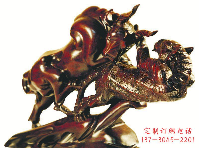 常州风格独特的铜制老虎雕塑