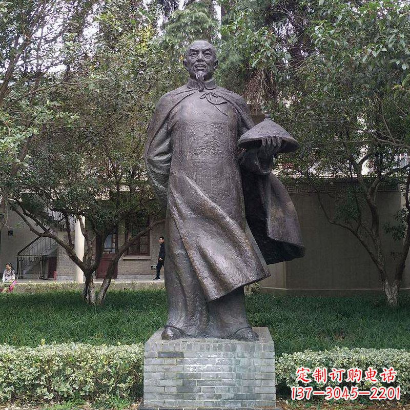 常州传承晚清民族英雄林则徐精铸雕塑