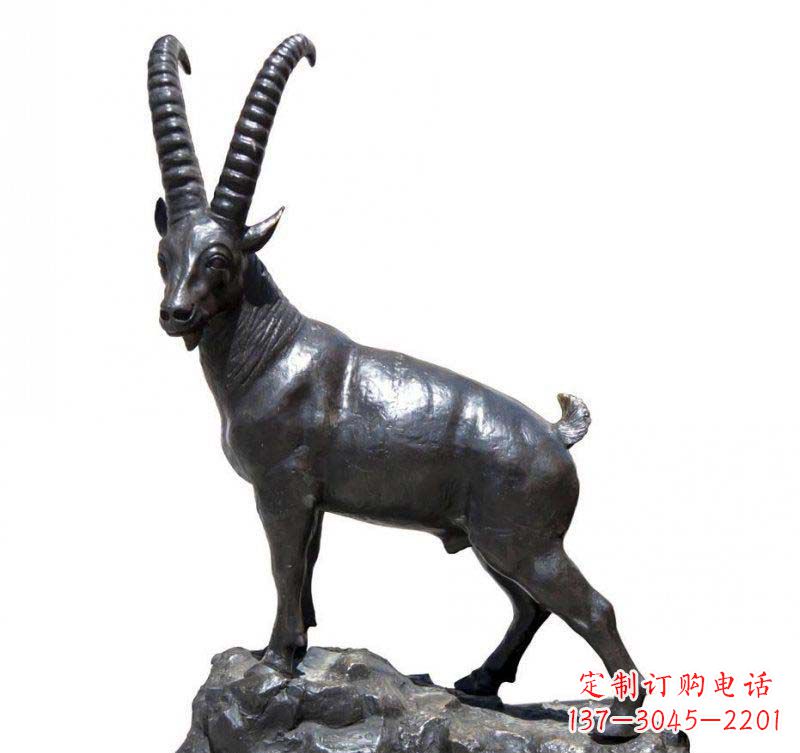 常州铜雕羚羊,精美外形及细节刻画精美