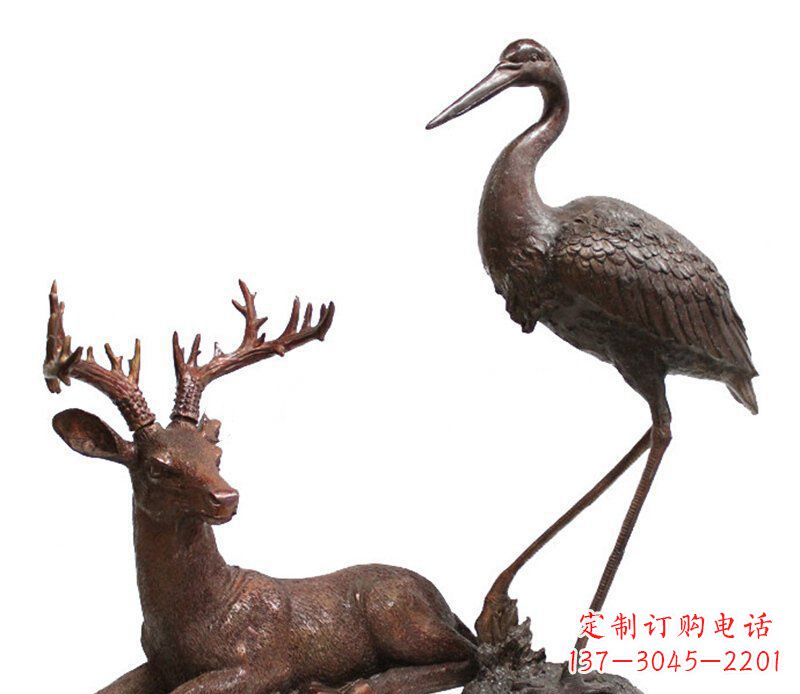 常州中领雕塑仙鹤铜雕艺术品