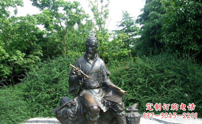 常州传统风情渔翁铜雕